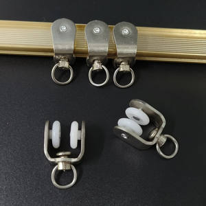 Riel de cortina Polea de metal H Rail Roller Bead - Product Image 3