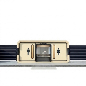 Toilettes mobiles chinoises modernes portables à pression manuelle en acier, de luxe, pour parcs panoramiques, écoles rurales, à usage sec, écologiques - Product Image 2