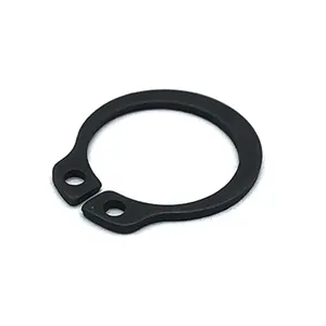 China Manufacturer 65G Spring Steel Rings Standard Din 471 472 Black Oxide Retaining Ring Snap Ring External Circlips