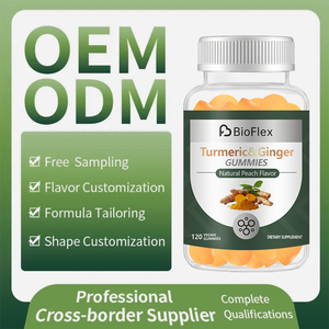 Atacado Extrato Vegetal Suporta Joint e Back Pain Food Spectrum Suplementos Açafrão e Gengibre Gummies - Product Image 3
