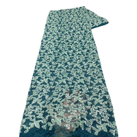 NI.AI Nouveau design Tissu en dentelle à sequins brillants, Tissu en dentelle à grandes paillettes, Tissu en dentelle pour robe de mariée avec sequins