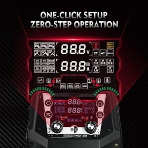 Machine à souder multifonction <span class=keywords><strong>DECAPOWER</strong></span> Digital Intelligence FUSION PMCT-205 6 en 1 MIG MMA TIG Cut Multi Welder 230V en stock - Product Image 3