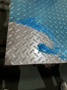 Thép không gỉ 316L 430 chequer tấm chống bỏ qua tấm Đậu lăng dập nổi mô hình cho cầu thang ga tàu điện ngầm bảo vệ - Product Image 3