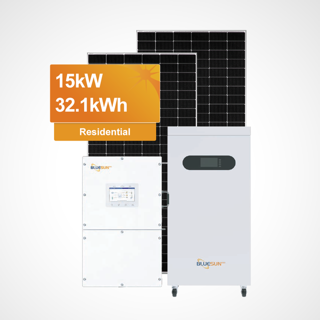 15KW Three-Phase Low Voltage Grid-Tie Hybrid Solar System for Home Use - High Efficiency 97.8% IEC Certified