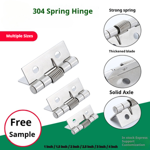Bản lề lò xo bằng thép không gỉ 304 1 inch 2 3 Đóng cửa tự động Trở lại phần cứng nội thất tủ - Product Image 2
