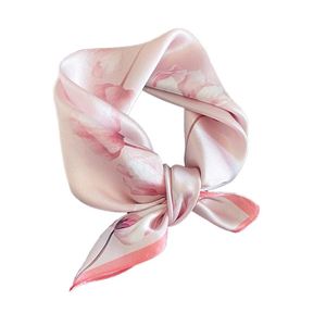 Spring Girls Small Square Neck Tie 53*53Cm Head Wrap Women Handkerchief Scarf - Product Image 1