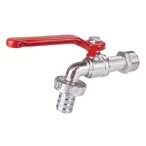 ガーデンツール真ちゅう製水蛇口1/2インチ外および内部使用使いやすいターンオン/オフレバーハンドル散水供給タップボールバルブ - Product Image 3