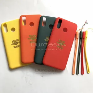 Casing Ponsel Silikon Afrika Keluaran Baru untuk Tecno CG6 CAMON 17 Sparkl7 P TPU Lembut dengan Tali Cangkang Casing Penutup