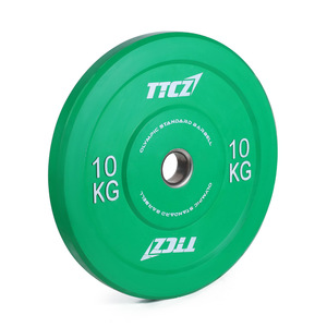 Vente en gros, entraînement de gymnastique, <span class=keywords><strong>disque</strong></span> d'haltère 20Kg, plaque de poids de pare-chocs de compétition - Product Image 6