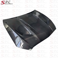 Couvercle de coffre moteur en fibre de carbone sèche SPC W206 pour Mercedes Classe C 2022+ et capot moteur en fibre de carbone préimprégnée pour Mercedes Classe C W206