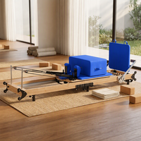 Machine de Pilates pliable en bois de chêne massif de qualité supérieure, portable et réglable, pour studio de Pilates, fitness et bien-être, garantie 10 ans