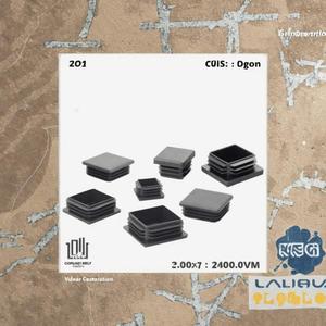 Tapones de plástico cuadrados GOFAI GF-S01 de alta calidad de 1/2'', 1'', 1 1/4'', 1 1/2'', 2'', 3'' para orificios de muebles, tubos metálicos y patas/cubiertas de sillas - Product Image 3
