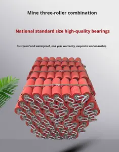 Mine Coal Conveyor Belt System with Carbon Steel &amp; Rubber Components Includes Waterproof <strong>Roller</strong> Trough Drum Pulley <strong>Idler</strong> <strong>Rollers</strong> - Product Image 5