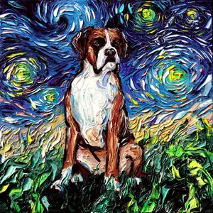 5D Dog Diamond Painting Kits for Kid Adults Full Drill Animals Dogs Pictures by Numbers DIY Embroidery Craft Decorated On Wall