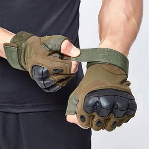 Gants de moto demi-doigts, gants de motocross antidérapants, équipement de sport de plein air pour motards, gants de course pour motocyclistes - Product Image 1
