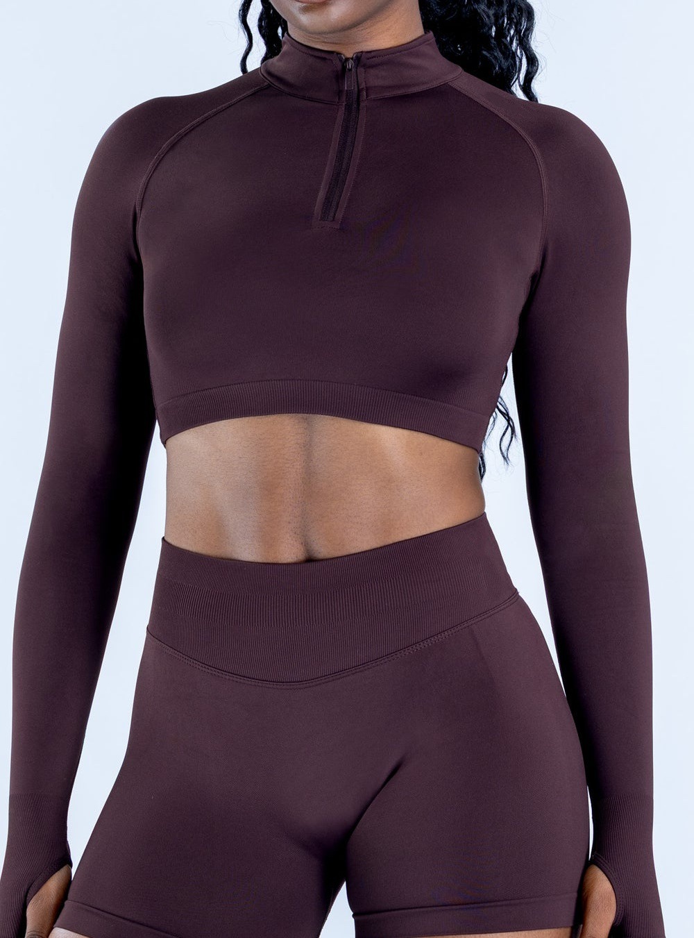 Haut marron moka profond