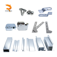 Charnières flexibles dissimulées en aluminium, économie d'énergie, anti-corrosion, pour l'entretien, accessoires de porte, utilisation hospitalière, installation