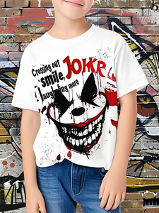 T-shirts d'été décontractés à manches <span class=keywords><strong>courtes</strong></span> pour garçons, style farce amusant, personnalisables, en polyester/nylon, séchage rapide, coupe ample, imprimés numériques – Grande Vente - Product Image 3