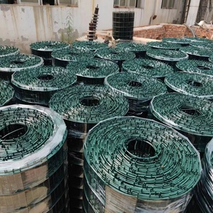 Grillage soudé enduit <span class=keywords><strong>de</strong></span> PVC, couleur verte, pour clôture <span class=keywords><strong>de</strong></span> sécurité extérieure - Product Image 2