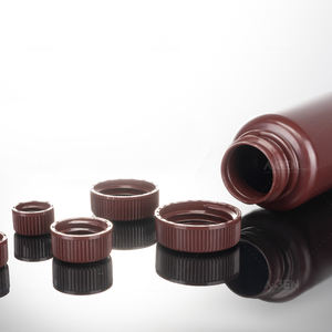 Frasco de reagente âmbar de boca larga de plástico PP para laboratório de amostra química de bioquímica 60ml - Product Image 2