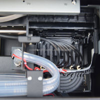 Printer Flatbed LED UV ukuran A4 6 warna untuk ubin keramik kartu ID akrilik diskon PVC XP600 kepala cetak untuk bahan Flex