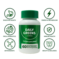Compléments alimentaires en gommes pour enfants, multivitamines C, D3, K2, superaliments végétaux, superaliments verts, suppléments verts quotidiens, vente en gros