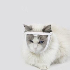 Bozal Transparente para Gatos, Máscara Protectora Anti-Lamido y Anti-Mordida para el Cuidado y <span class=keywords><strong>la</strong></span> Limpieza - Product Image 6