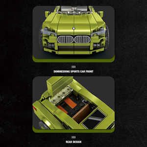 Juguete de Construcción de Bloques de Modelo MOC 679 en Oferta, 452 Piezas, Coche Creativo para Armar, Juguete Educativo de Construcción, Material ABS, Edades 6+ - Product Image 5