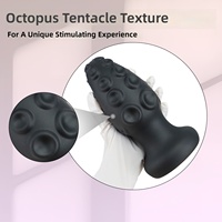 Plug anal et godemiché souple en forme de tentacule de pieuvre - Dilatateur anal flexible, masseur érotique, jouet sexuel pour adultes pour un plaisir intense de la prostate