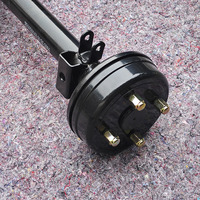 As Roda Belakang Sepeda Motor Roda Tiga Ringan Semi Floating 4 Baut Mekanis Diferensial Belakang 180 As Roda Sepeda Motor Roda Tiga