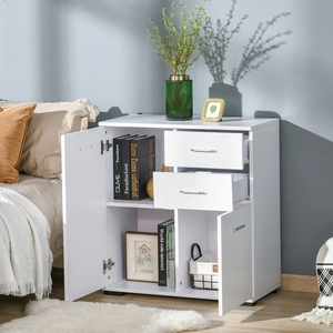 <span class=keywords><strong>Credenza</strong></span> Moderna per Sala da Pranzo, Mobile Laterale Bianco per <span class=keywords><strong>Cucina</strong></span>, Madia <span class=keywords><strong>Credenza</strong></span> Moderna - Product Image 3