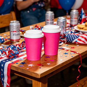 Vasos de Plástico Fucsia para Fiestas, 270cc, Desechables, para Uso en Fiestas - Product Image 5