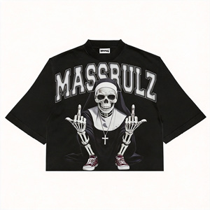 <span class=keywords><strong>T</strong></span>-<span class=keywords><strong>shirt</strong></span> manica corta Custom DTG Box Cut Hip-Hop Artwork Street <span class=keywords><strong>skateboard</strong></span> Community Brand - Product Image 2