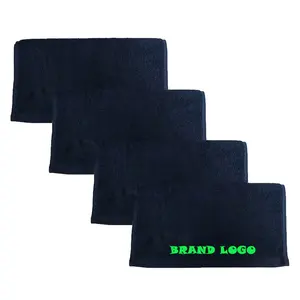 wholesale custom logo gift promotion ads hair small cotton hand face washcloth towel