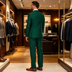 Ensemble de costume 3 pièces pour <span class=keywords><strong>homme</strong></span> 2026 : Blazer + Gilet + Pantalon, <span class=keywords><strong>Tenue</strong></span> de <span class=keywords><strong>mariage</strong></span> professionnelle européenne et américaine, Vêtements de cérémonie d'affaires - Product Image 3
