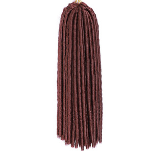 Capelli Dread Locs Lisci 14 Pollici, Faux Locs Intrecciati all'Uncinetto, Estensioni di Capelli Sintetici Dread Lock - Product Image 3