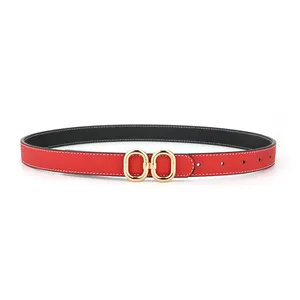 Multi-color Lady's Slender Thin Belt Vintage Waist Belt Candy Color Women Belt