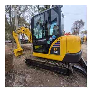 Mini pelle d'occasion KOMATSU PC56 avec certificat CE/EPA Prix réduits pour projets d'ingénierie de différentes marques - Product Image 1