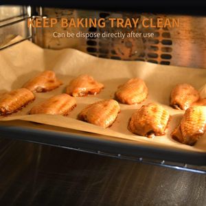 Papel para Hornear Directo de Fábrica para Freidora de Aire, Reposterí<span class=keywords><strong>a</strong></span> y Uso con Alimentos Congelados - Product Image 3