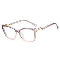 Monture de lunettes optiques Partagas en TR90 œil de chat avec charnière à ressort, anti-lumière bleue, pour femmes