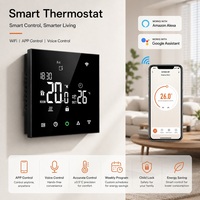 Termostato Inteligente Sansael WiFi Flexible para Calefacción por Suelo Radiante, 3A 95-240V AC, Pantalla Táctil Tuya, Resistente al Fuego, Ecológico