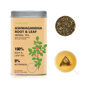 לחתוך מנופה מיובש Ashwagandha שורש ועלים עבור צמחים תה תיק לחתוך Ashwagandha שורש עלים