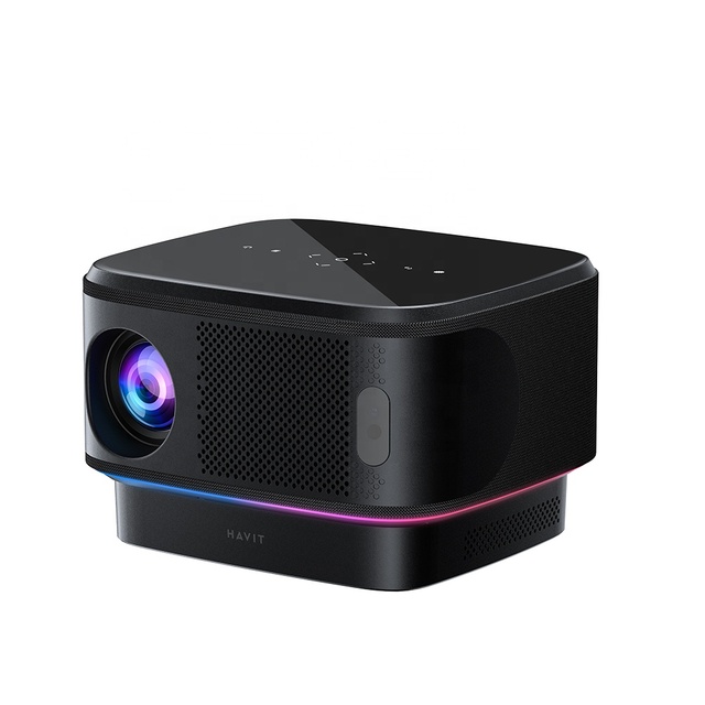 Havit PJ300 Pro Mini Projector Auto Focus Android Portable Home Theater/Outdoor Projector for Home Outdoor Use