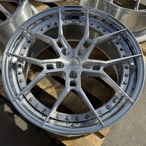 Rines de Auto Forjados de 2 Piezas en Plata Cepillada Cóncava GPW Personalizados para <span class=keywords><strong>BMW</strong></span> M2 M3 M4 M5 <span class=keywords><strong>M8</strong></span> RS3 RS4 RS5 RS6 Avant RS7 C63 E63 <span class=keywords><strong>GTR</strong></span> 911 - Product Image 1
