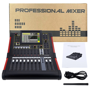 Mezclador de Audio Digital Profesional Watford DM12, Mezclador de Audio de 12 Canales, Consola de Mezcla de Sonido, Alimentación Fantasma de 48V y Función de Silencio - Product Image 3