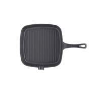 Poêle à griller pour steak, pour la cuisine à domicile, le camping, facile à nettoyer, poêle à frire pour la cuisson