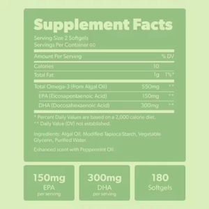 ส่วนลดข้ามพรมแดนที่ได้รับการสนับสนุนจากผู้ผลิต ปริมาณมาก น้ำมันสาหร่ายธรรมชาติสำหรับผู้ใหญ่ อุดมด้วย DHA วิตามิน <span class=keywords><strong>ADE</strong></span> เสริมสร้างภูมิคุ้มกัน - Product Image 4