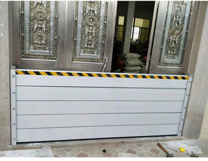 Système de contrôle amovible en aluminium de panneau de barrière de prévention des inondations de porte de garage barrière anti-inondation pour la maison - Product Image 2