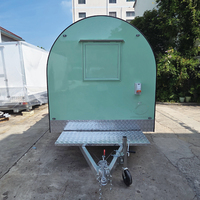 Remorque de glaces, camion de crème glacée, petit chariot de café, pâtisseries, desserts, limonade, camion de restauration rapide