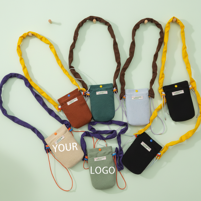 For Durable Shoulder Crossbody Shopping Bag Retro Style Cute Colorful Knit Rope Girls Handbag Mobile Phone Compatible